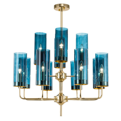 люстра Glass Tube Chandelier 12