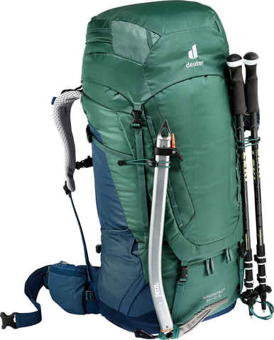 Картинка рюкзак туристический Deuter Aircontact 60+10 SL seagreen-marine - 3