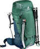 Картинка рюкзак туристический Deuter Aircontact 60+10 SL seagreen-marine - 3