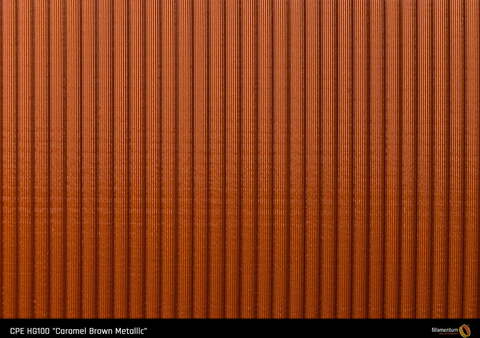 Пластик для 3D-принтера Fillamentum CPE HG100 Caramel Brown Metallic