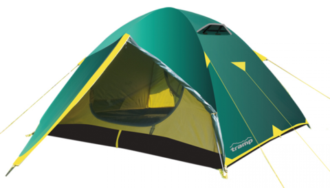 Картинка палатка туристическая Tramp Nishe 2 (V2) зеленый - 1