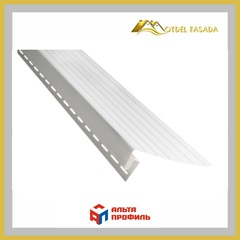 Планка фаска  Альта профиль Т-08 Белый 3м