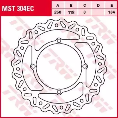 Тормозной диск MST304EC