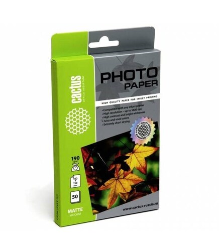 Фотобумага Cactus CS-MA619050