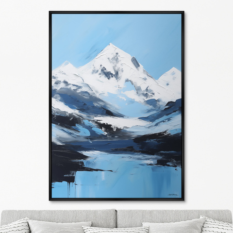 ArtNoMore - Репродукция картины на холсте Landscape collection, The peaks, No 2, 2024г.