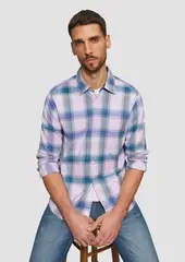 Regular Fit : Клетчатая рубашка с воротником на пуговицах s.Oliver