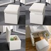 Табурет Geberit Renova Comfort: B=45.4см, H=43.5−49.5см, T=38.4см, Белый / Матовый