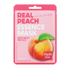 FarmStay Маска тканевая для лица с экстрактом персика - Real peach essence mask, 23мл