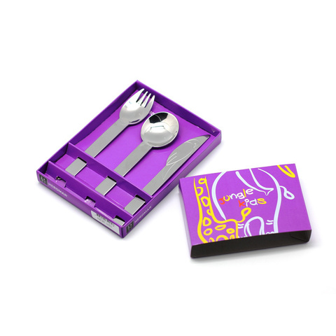 Набор детских столовых приборов на 1 персону 3 предмета Herdmar Jungle