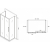 Abber Schwarzer Diamant AG30100MH-S75M-S75M Душевой уголок, 100x75x195