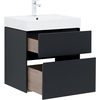 Aquanet 312875 Тумба с раковиной Aquanet Бруклин 60 цв. антрацит матовый (312875)