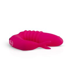 Ярко-розовая вибронасадка на палец Finger Vibrator - 