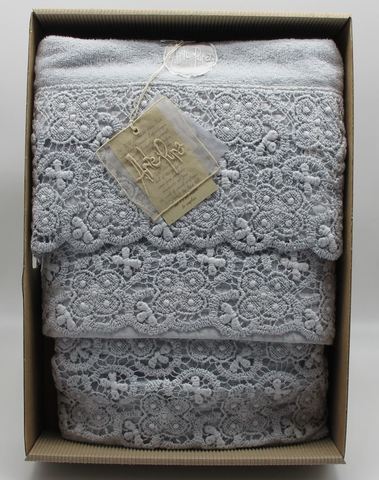 Набор полотенец 3шт Arte Pura 4.880.PU 401 ANGELO OLD нежно голубой