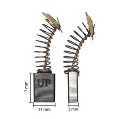 Щетка графитовая UNITED PARTS для MAKITA СВ-303 (аналог 191963-2) (90-0640) (10шт)