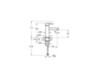 Vitra A42555 Смеситель Origin для раковины, цвет хром