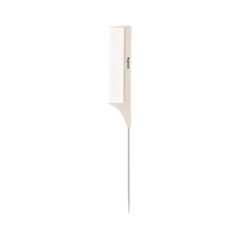 Расческа парикмахерская с металлическим хвостиком «POM» 230*27 мм