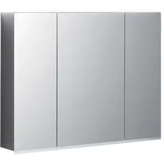 Зеркальный шкаф Geberit Option Plus с подсветкой, три двери: B=90см, H=70см, T=17.2см, Тип штекера=CEE 7/16, с зеркальным покрытием снаружи, с зеркальным покрытием внутри и снаружи фото