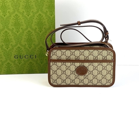 Миниатюрная сумка Gucci с переплетенными буквами G