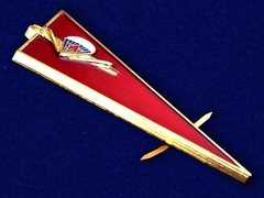 Купить Уголок на берет ВДВ СССР белый купол в Магазине тельняшек