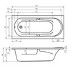 Ванна прямоугольная 180х80 см Riho Future BC3100500000000