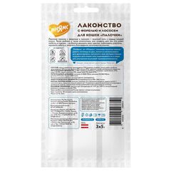 Мнямс для кошек палочки с форелью и лососем 3х5г