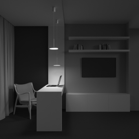 Подвесной светодиодный светильник Maytoni Plato P076PL-L12W4K-W