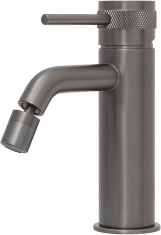 Смеситель для биде Allen Brau Priority 5.31A04-MG (с донным клапаном) графит браш