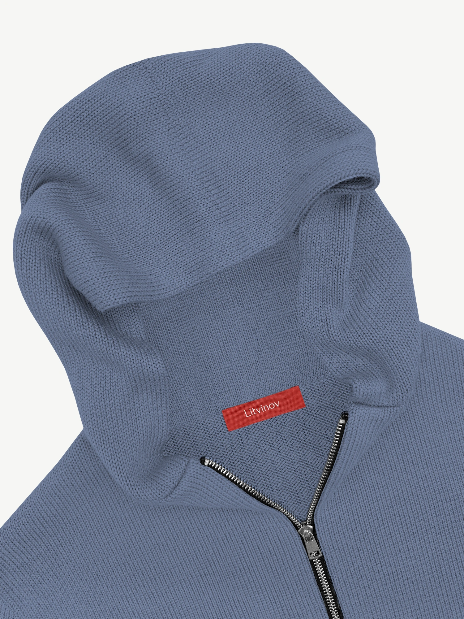 Толстовка на замке из кашемира