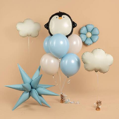 Сет гелиевых шаров Веселый пингвин