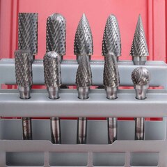 Набор бор-фрез твердосплавных 10шт HM S=6мм Ruko 116003(K)