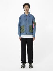 Куртка Alpha Industries Denim Jacket Replica Blue (Синяя)