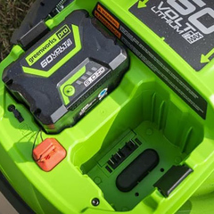 Газонокосилка Greenworks GD60LM51SPK4 60V (51 см) самоходная аккумуляторная, с АКБ 4 А/ч и ЗУ