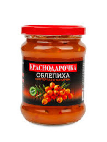 Облепиха протертая сахаром 