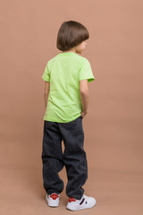 056_БК25 Футболка кор.рукав д/м, лайм