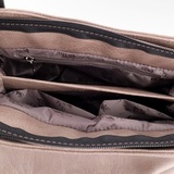 Сумка Саломея 278 македония тауп + черный