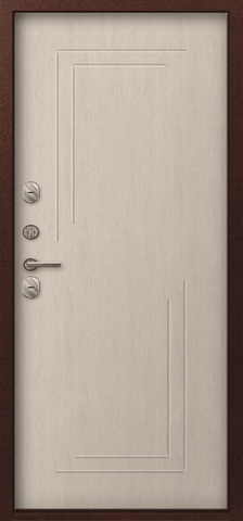 Термодверь входная Сезам Т-100 (2026), 2 замка, 1,2 мм металл, (медь антик+седой дуб) #3