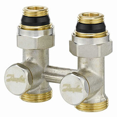Узел запорный RLV-KS 1/2"x3/4" прямой Danfoss