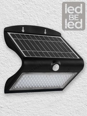Уличный светильник на солнечной батарее с датчиком движения и света ledBEled 8W 850LM, настенный светодиодный фонарь