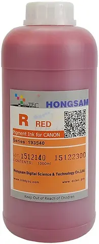 Чернила DCTec iPF6400/iPF8400 Red (R) 1000мл пигмент (серия 193540)