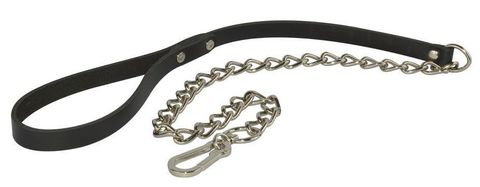 Поводок для ошейника с надежной цепью с удобный карабином - Sitabella BDSM accessories 3172/2