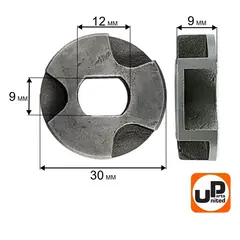 Звездочка ведущая UNITED PARTS 30х12х9мм для эл. пил MAKITA (аналог 221526-1)