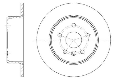 Диск тормозной G-brake  GR-01136