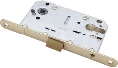 Замок под цилиндр пластиковый P85SG (сатин золото)