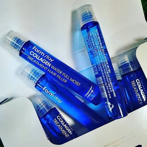 Farmstay Collagen Water Full Moist Treatment Hair Filler Увлажняющий филлер с коллагеном для волос