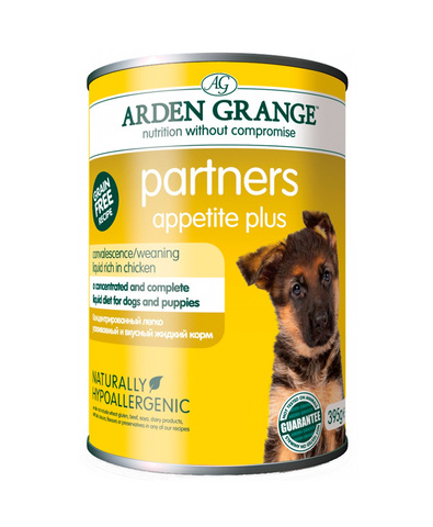 Arden Grange Partners Appetite Plus консервы для щенков и собак Суп с курицей 395 г