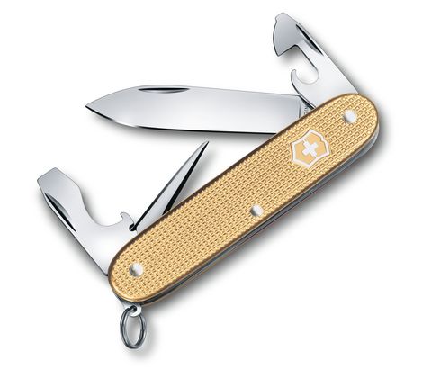 Нож складной Victorinox Pioneer Alox LE 2019, Champagne-Gold (0.8201.L19)