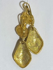 Велюр З (серьги из серебра)