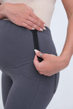 Утепленные брюки для беременных 11949 антрацит