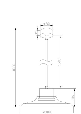 Подвесной светильник Technical Remous P066PL-L9W4K