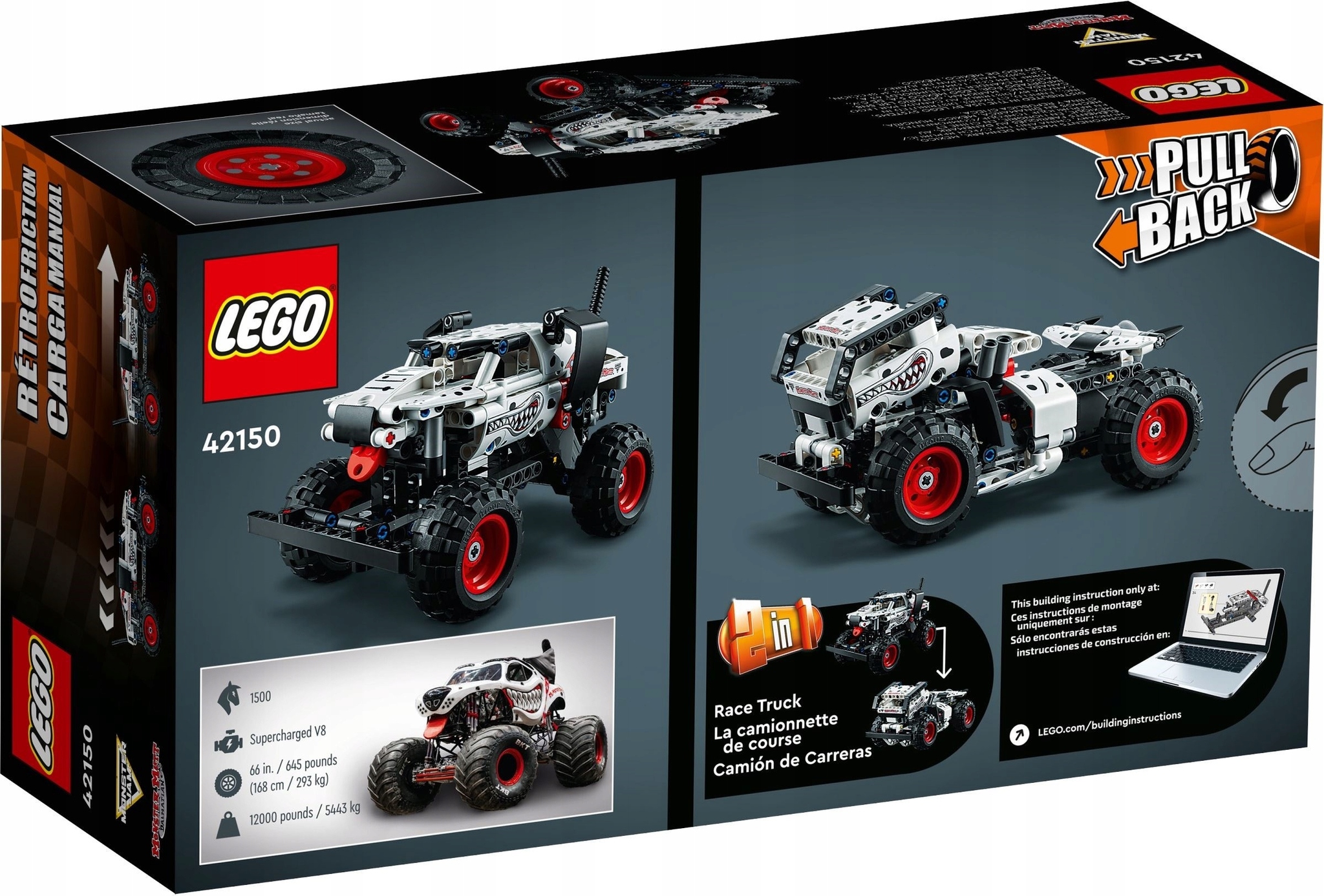 Конструктор LEGO TECHNIC 42150 Монстр Джем Матт Далматинец купить в Москве  | Доставка по России.